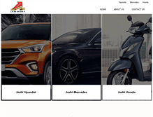 Tablet Screenshot of joshiautozone.com